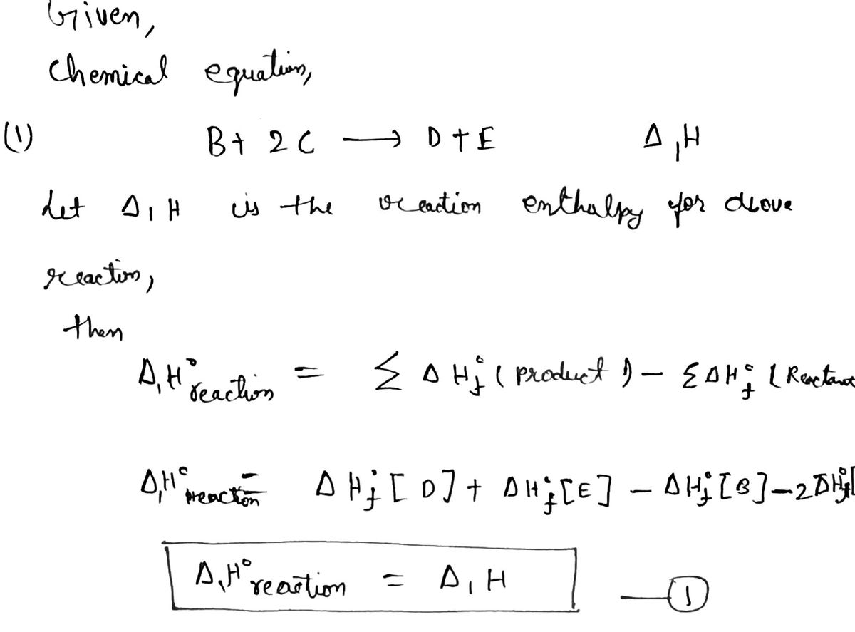 Chemistry homework question answer, step 1, image 1